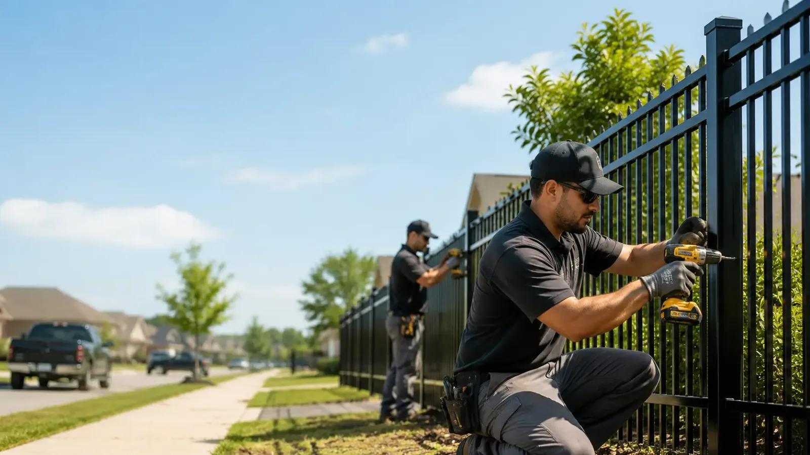 Metal Fence Installation in Simpson, LA